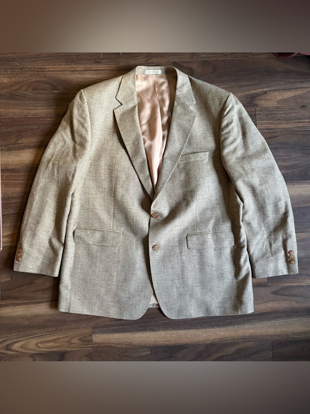 Orvis Men's Beige Two-Button Sport Coat